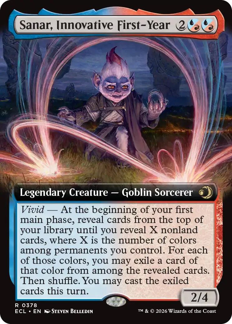 Sanar, Innovative First-Year (Extended Art) (378) (Lorwyn Eclipsed)