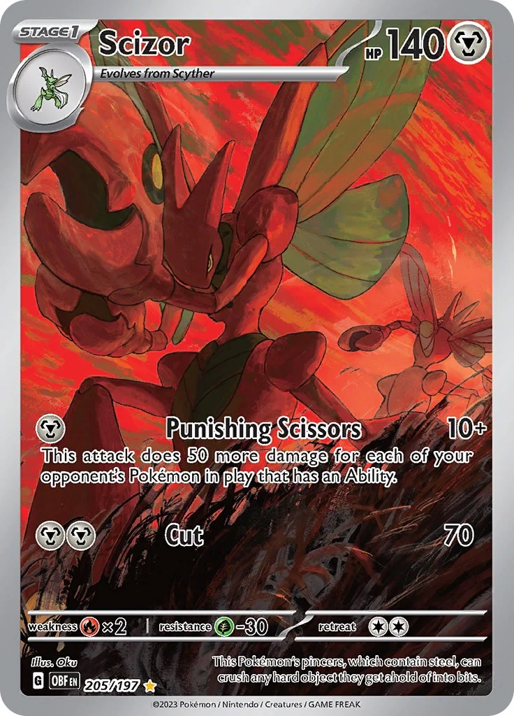 Scizor (205/197) (SV03: Obsidian Flames)