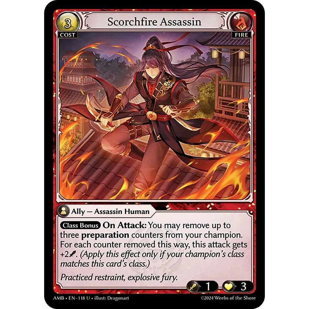 Scorchfire Assassin (118) (Mortal Ambition)