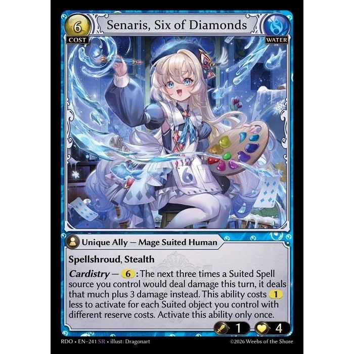 Senaris, Six of Diamonds (241) (Radiant Origins)