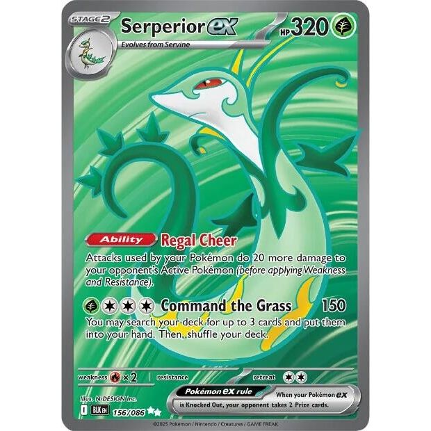 Serperior ex (156/086) (SV: Black Bolt)