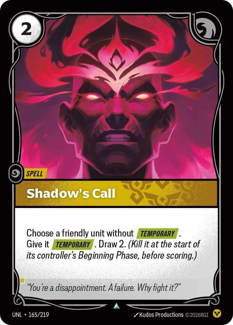 Shadow's Call (165/219) (Unleashed)