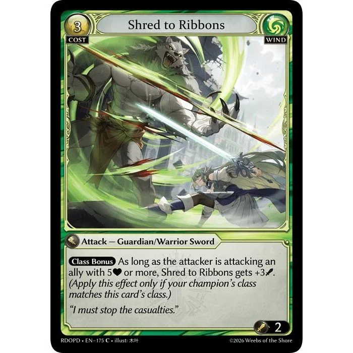 Shred to Ribbons (175) (Radiant Origins: Pantheon)