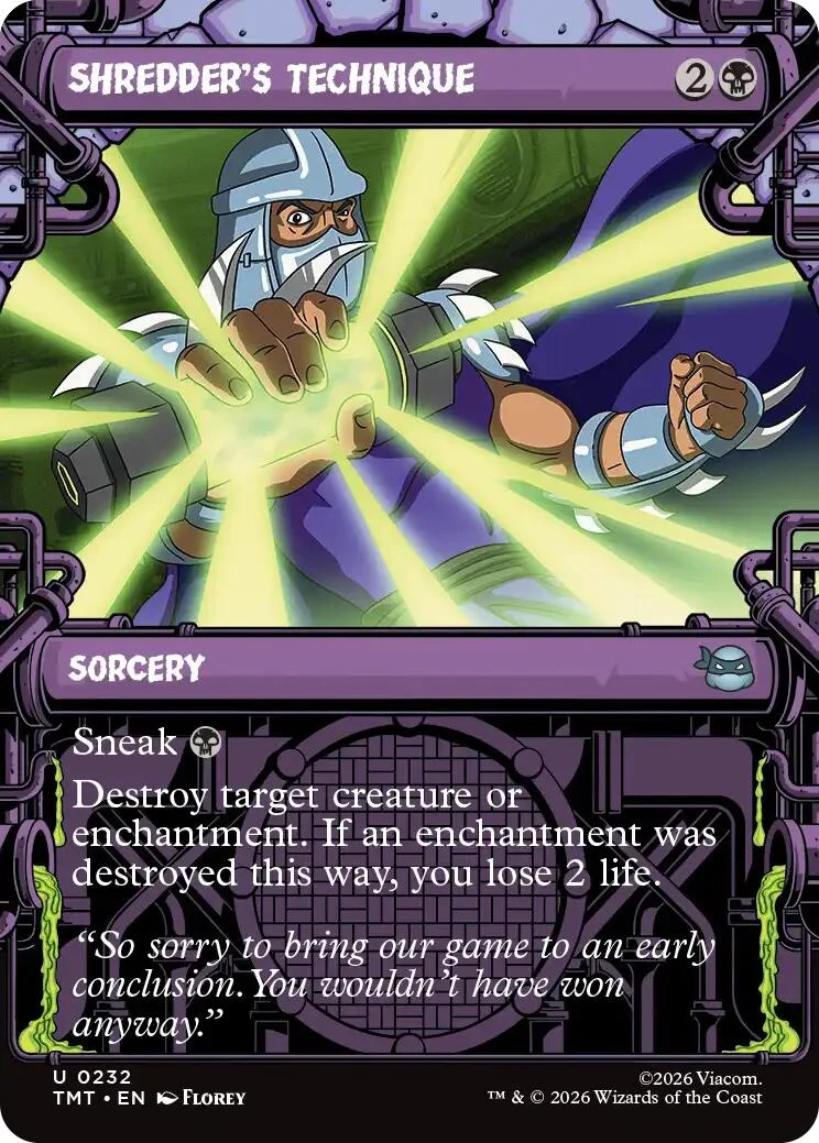 Shredder's Technique (Showcase) (232) (Teenage Mutant Ninja Turtles)