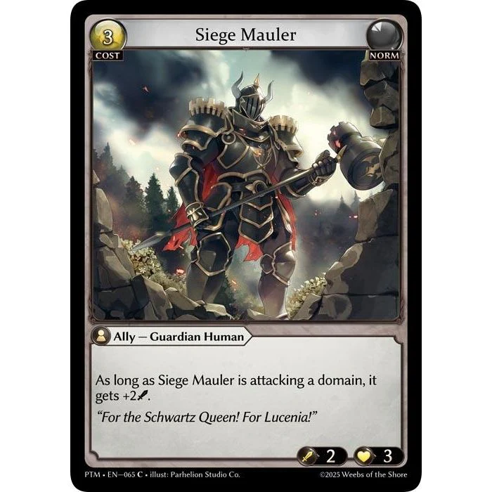Siege Mauler (Curio Foil) (065) (Phantom Monarchs)