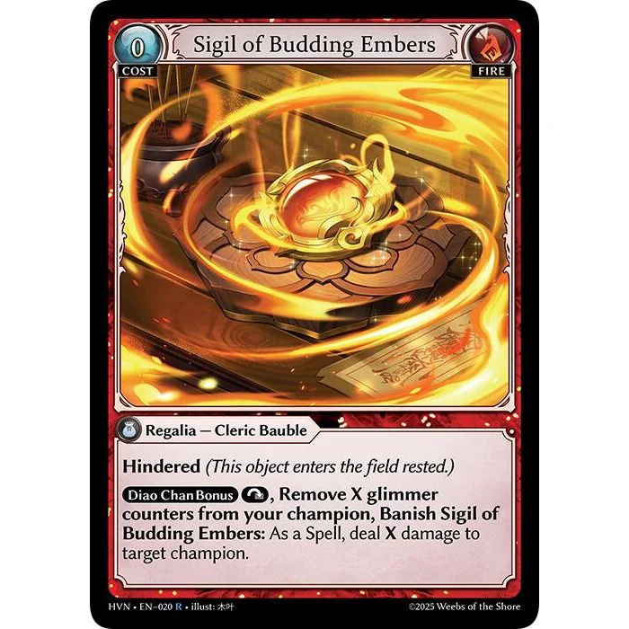 Sigil of Budding Embers (020) (Abyssal Heaven)