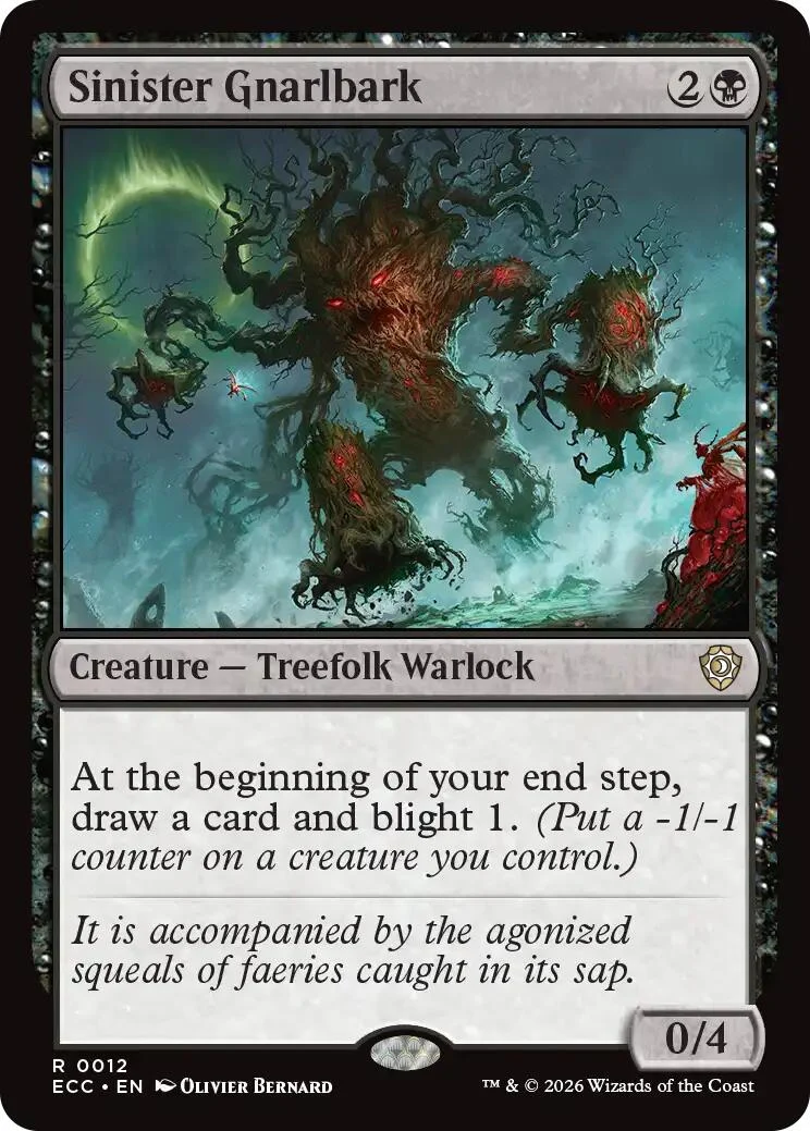 Sinister Gnarlbark (12) (Lorwyn Eclipsed)