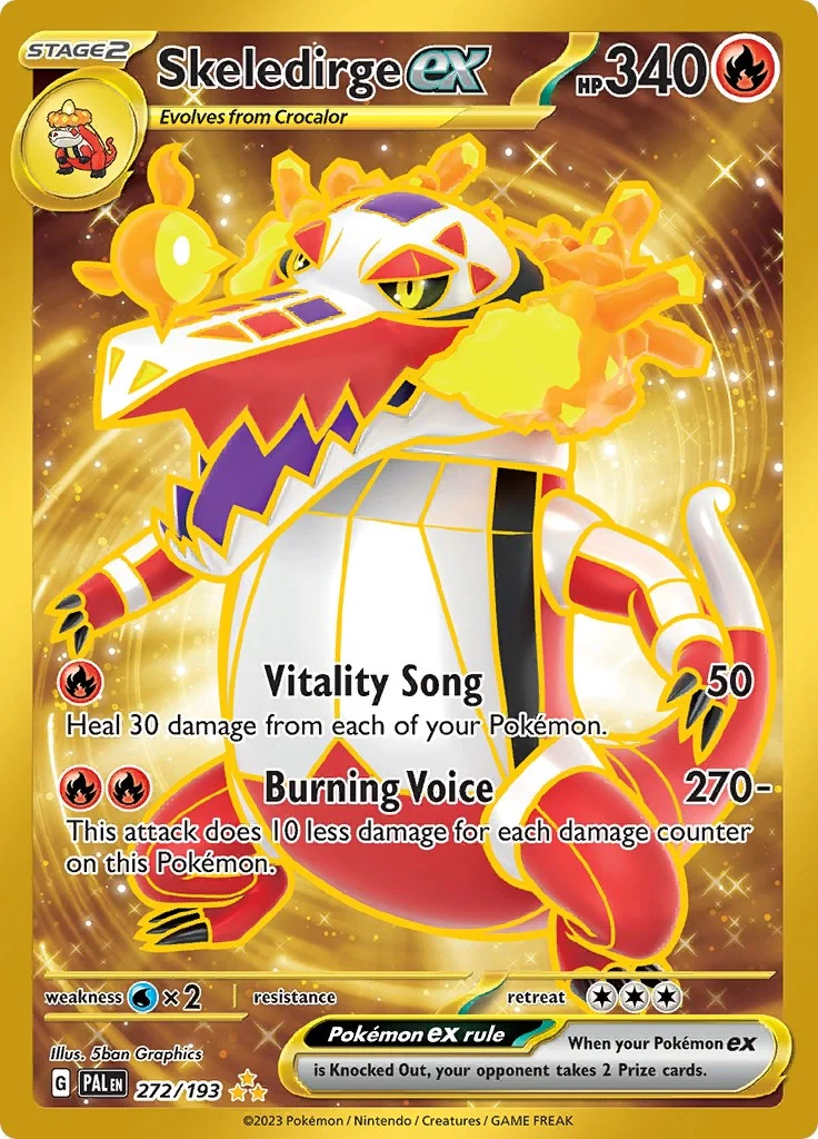 Skeledirge ex (272/193) (SV02: Paldea Evolved)