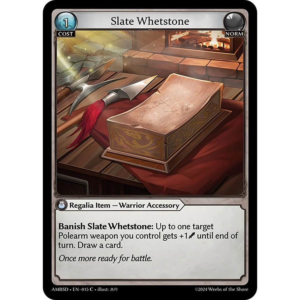 Slate Whetstone (015) (Mortal Ambition Starter Decks)