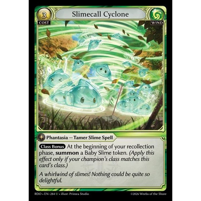 Slimecall Cyclone (Curio Foil) (284) (Radiant Origins)