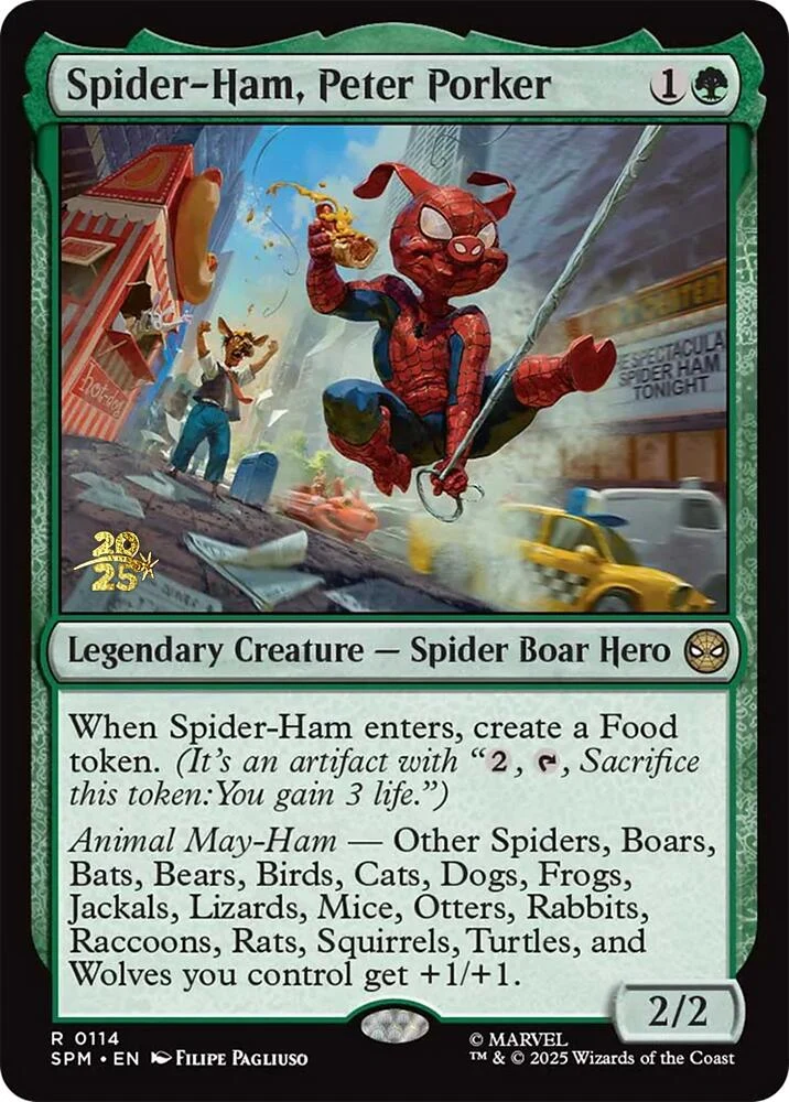 Spider-Ham, Peter Porker (114) (Prerelease Cards)