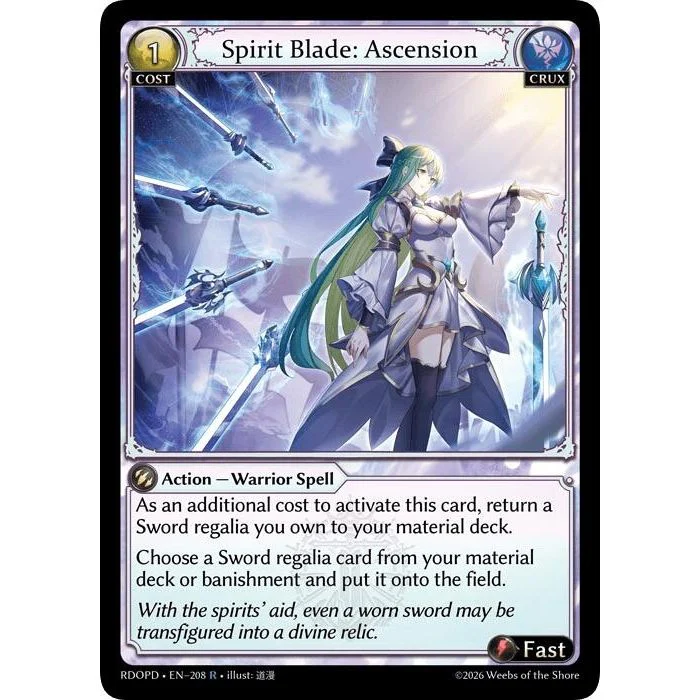 Spirit Blade: Ascension (208) (Radiant Origins: Pantheon)