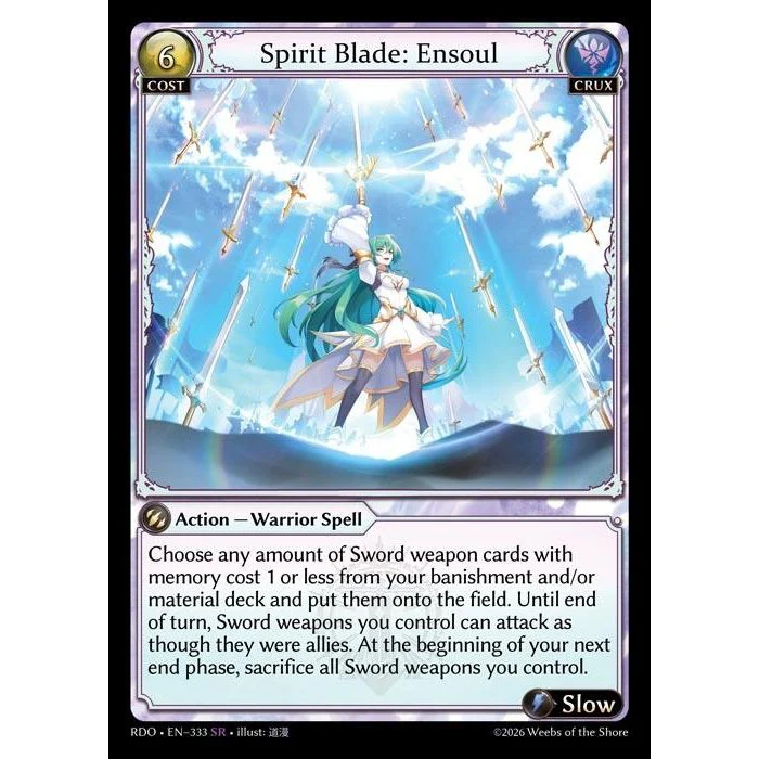 Spirit Blade: Ensoul (333) (Radiant Origins)