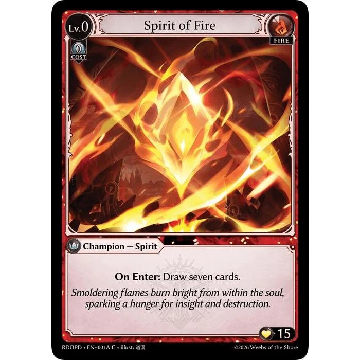 Spirit of Fire (001A) (001A) (Radiant Origins: Pantheon)