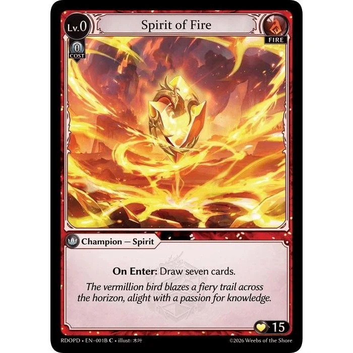 Spirit of Fire (001B) (001B) (Radiant Origins: Pantheon)