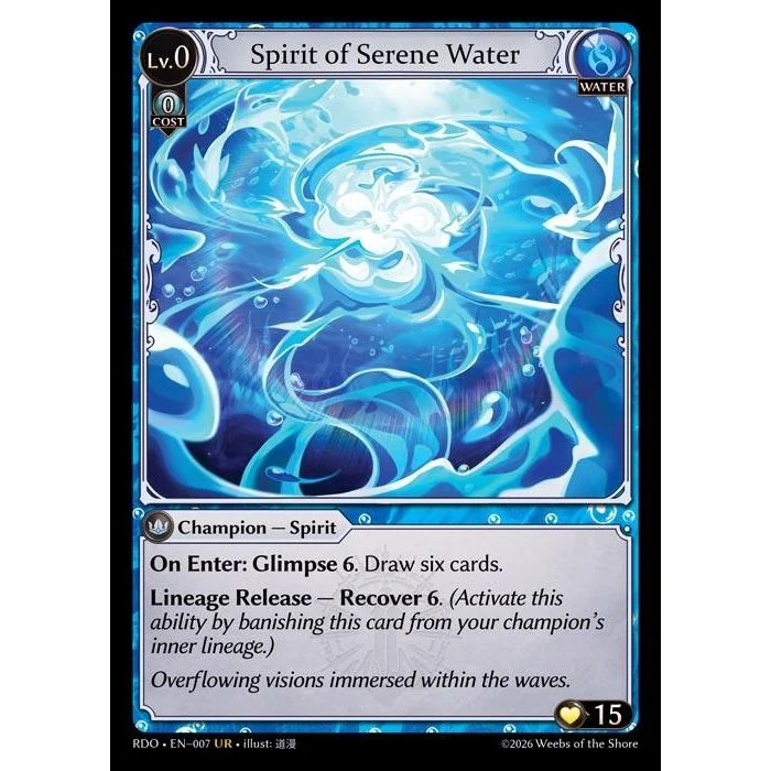 Spirit of Serene Water (007) (Radiant Origins)