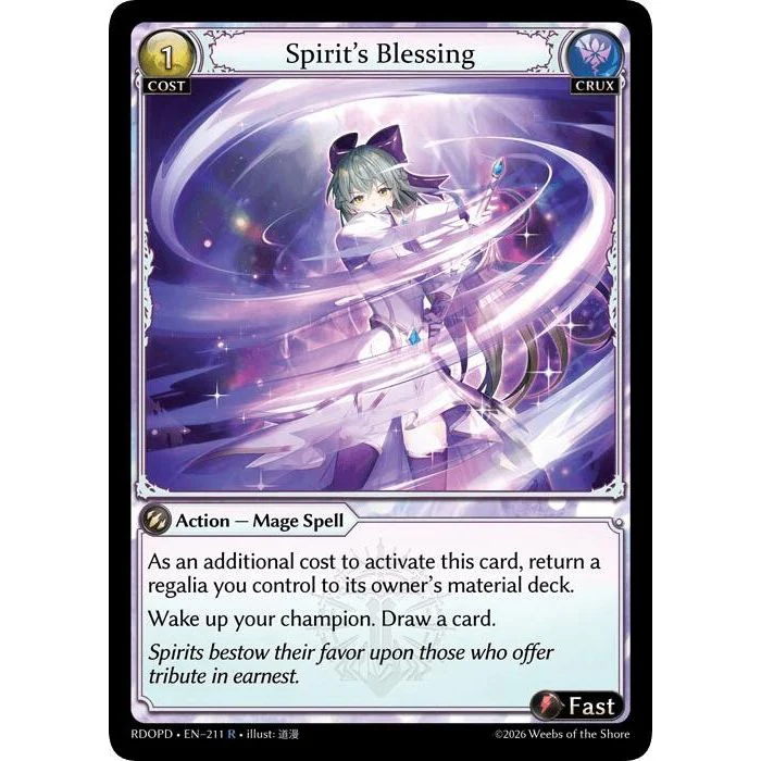 Spirit's Blessing (211) (Radiant Origins: Pantheon)