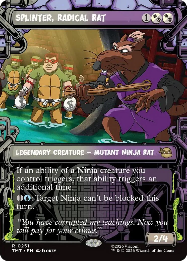 Splinter, Radical Rat (Showcase) (251) (Teenage Mutant Ninja Turtles)