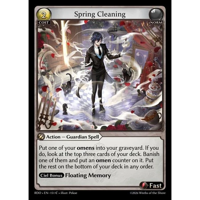 Spring Cleaning (Curio Foil) (151) (Radiant Origins)