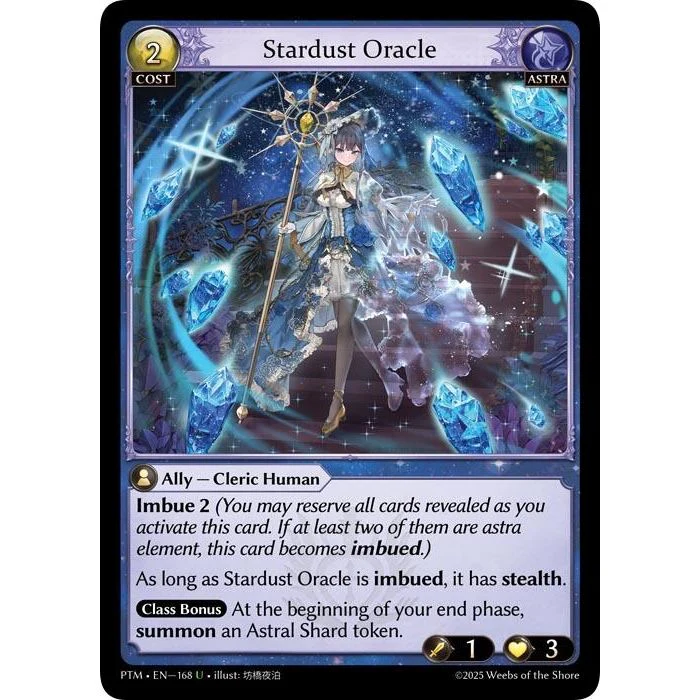 Stardust Oracle (Curio Foil) (168) (Phantom Monarchs)