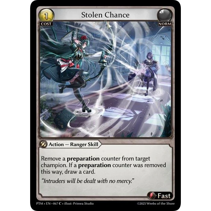 Stolen Chance (Curio Foil) (067) (Phantom Monarchs)