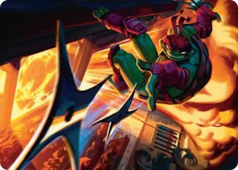 Storm of Steel Art Card (48) (Teenage Mutant Ninja Turtles)