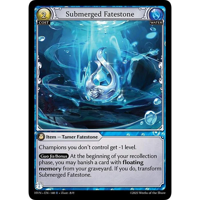 Submerged Fatestone // Commanding Sea Titan (140) (Abyssal Heaven)