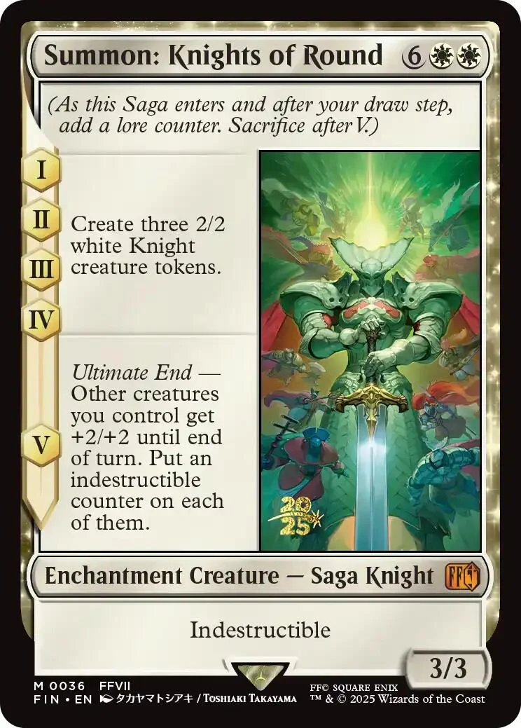 Summon: Knights of Round (36) (Prerelease Cards)