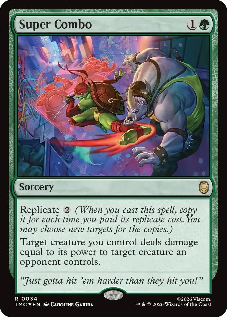 Super Combo (Surge Foil) (34) (Teenage Mutant Ninja Turtles)