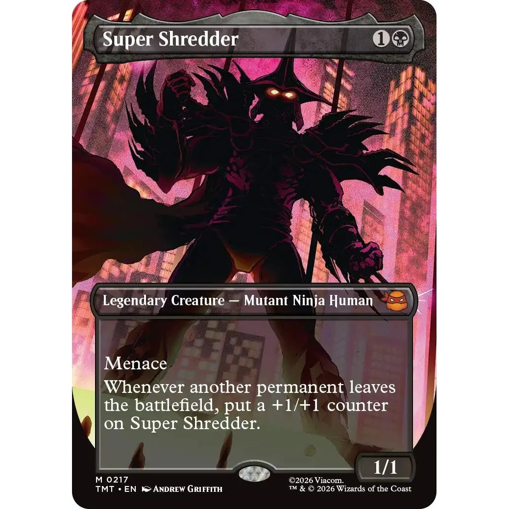 Super Shredder (Borderless) (217) (Teenage Mutant Ninja Turtles)