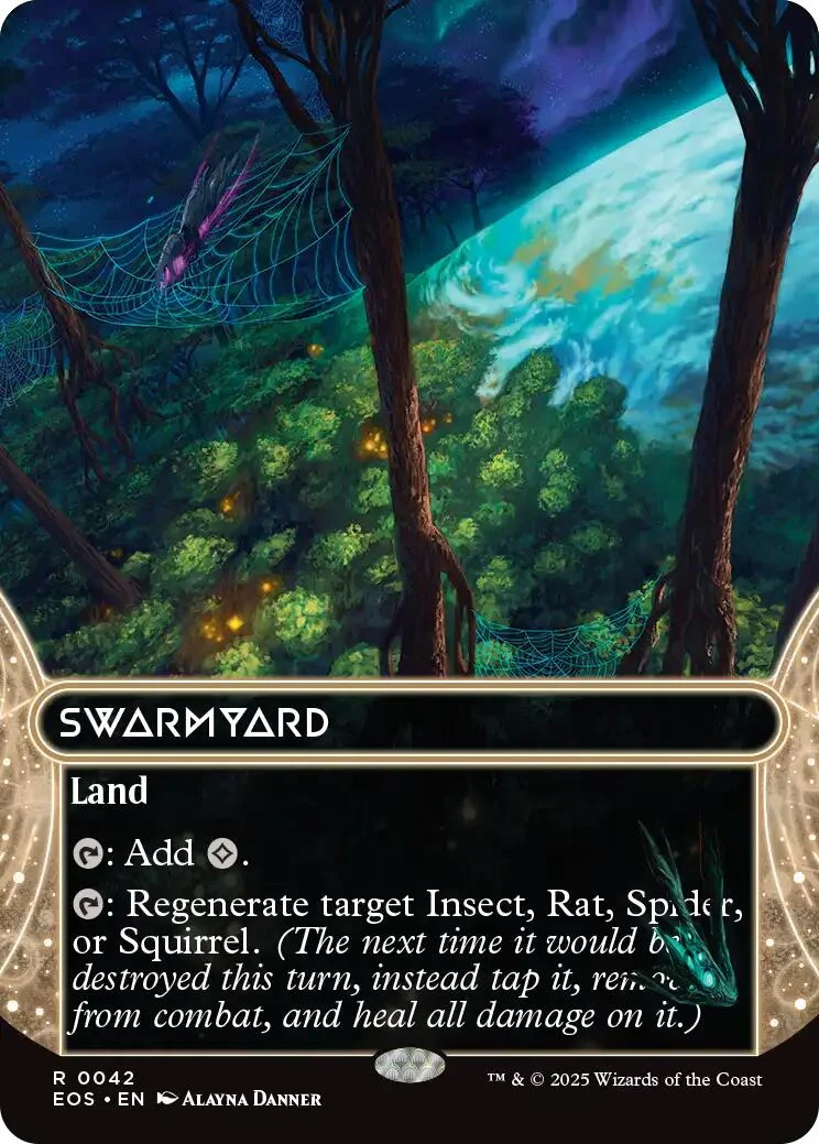 Swarmyard (0042) (Borderless) (42) (Edge of Eternities: Stellar Sights)