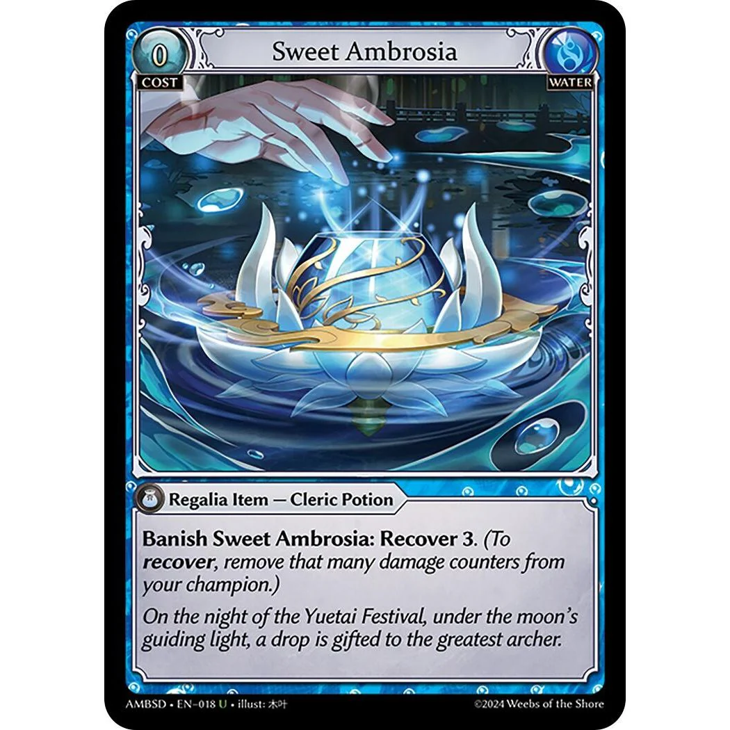Sweet Ambrosia (018) (Mortal Ambition Starter Decks)