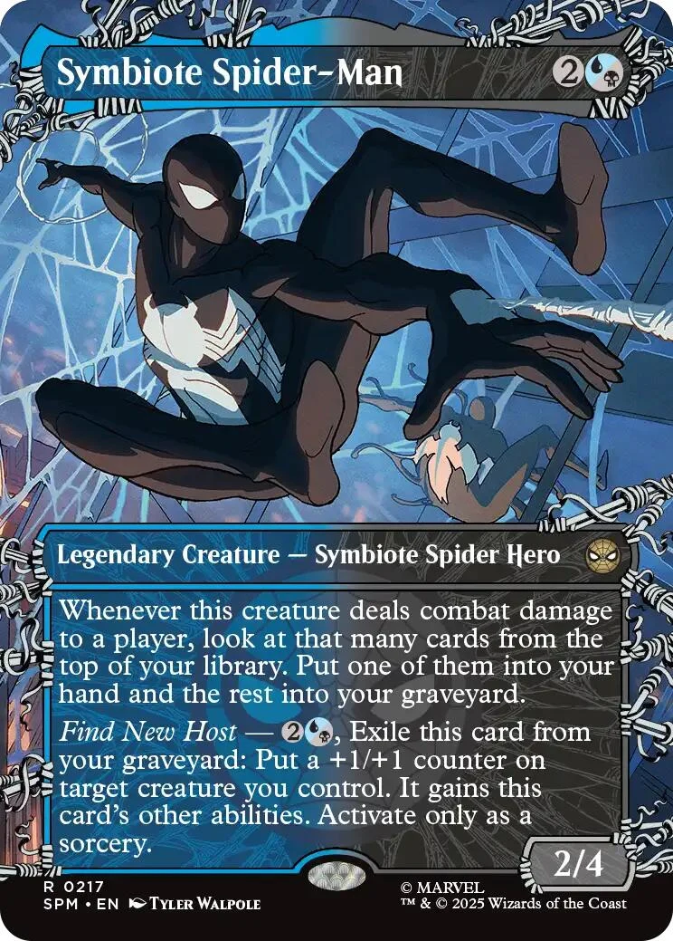 Symbiote Spider-Man (Borderless) (217) (Marvel's Spider-Man)