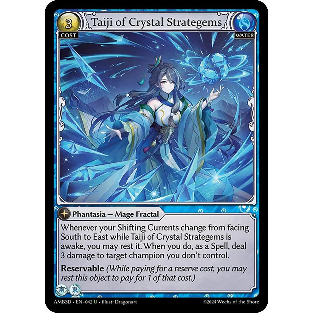 Taiji of Crystal Strategems (042) (Mortal Ambition Starter Decks)