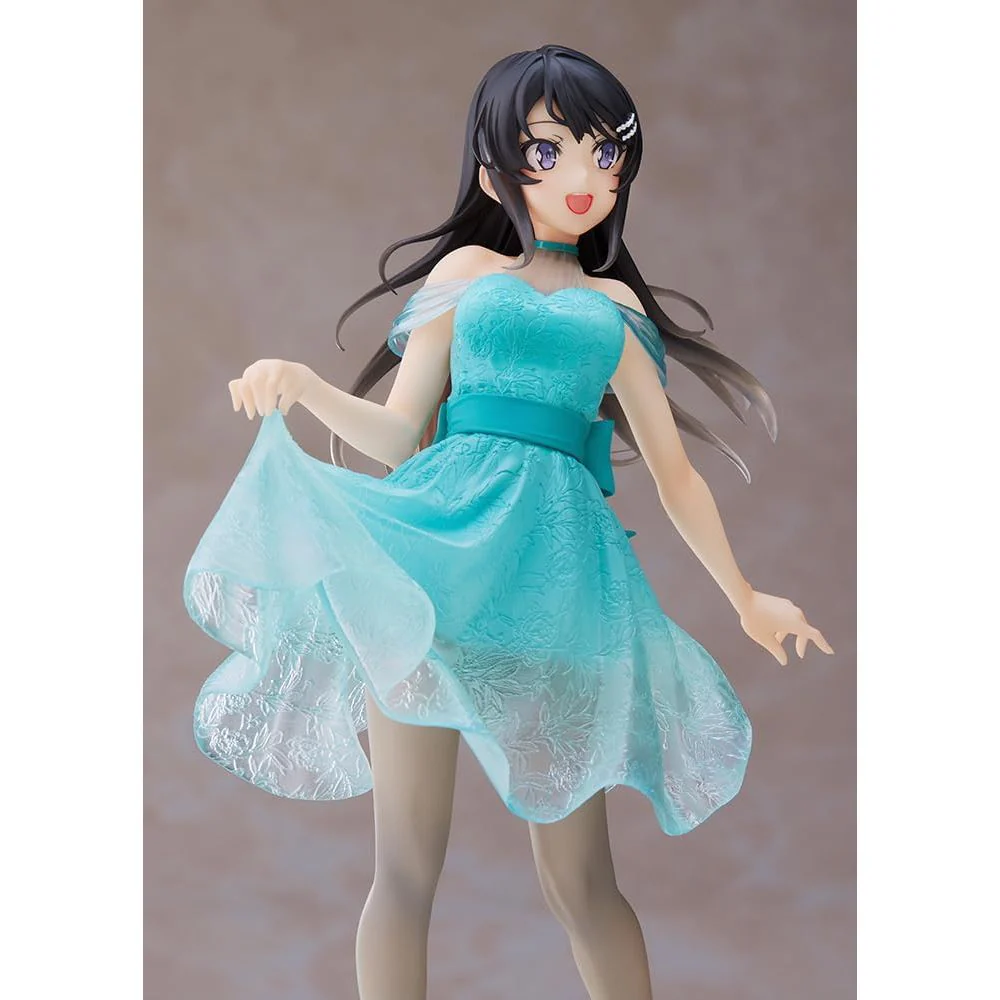 Taito: Rascal Does Not Dream of Bunny Girl Mai Sakurajima (Clear Dress Ver.) Coreful Figure - Image 10