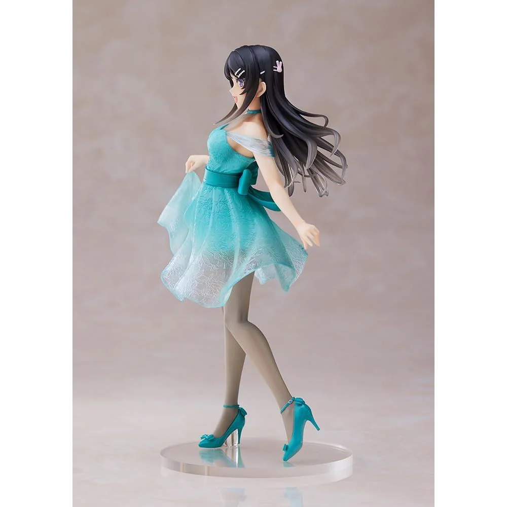 Taito: Rascal Does Not Dream of Bunny Girl Mai Sakurajima (Clear Dress Ver.) Coreful Figure - Image 3