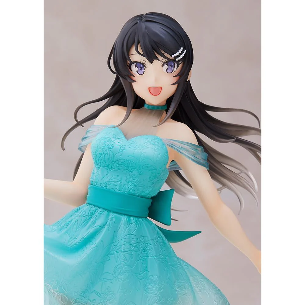 Taito: Rascal Does Not Dream of Bunny Girl Mai Sakurajima (Clear Dress Ver.) Coreful Figure - Image 8