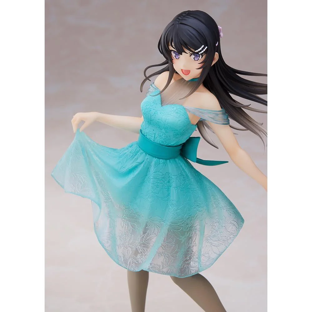 Taito: Rascal Does Not Dream of Bunny Girl Mai Sakurajima (Clear Dress Ver.) Coreful Figure - Image 9
