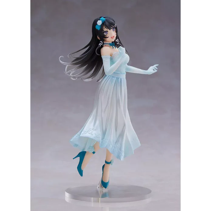Taito: Rascal Does Not Dream of Bunny Girl Senpai - Mai Sakurajima (Party Dress) Coreful Figure - Image 4