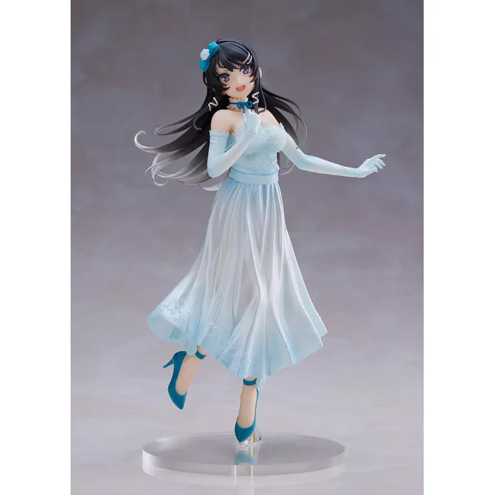 Taito: Rascal Does Not Dream of Bunny Girl Senpai - Mai Sakurajima (Party Dress) Coreful Figure - Image 5