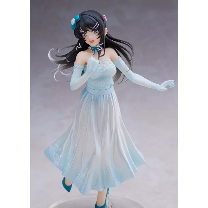 Taito: Rascal Does Not Dream of Bunny Girl Senpai - Mai Sakurajima (Party Dress) Coreful Figure - Image 7