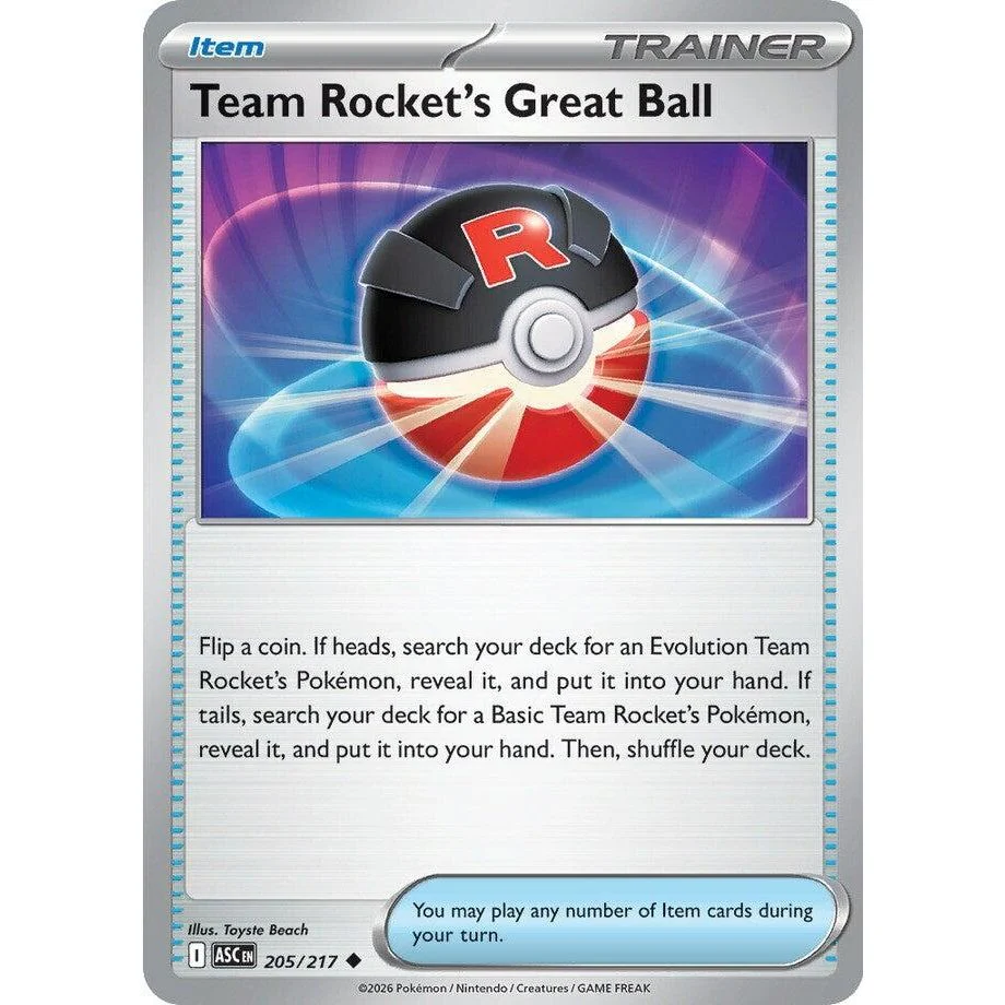 Team Rocket's Great Ball (205/217) (ME: Ascended Heroes)