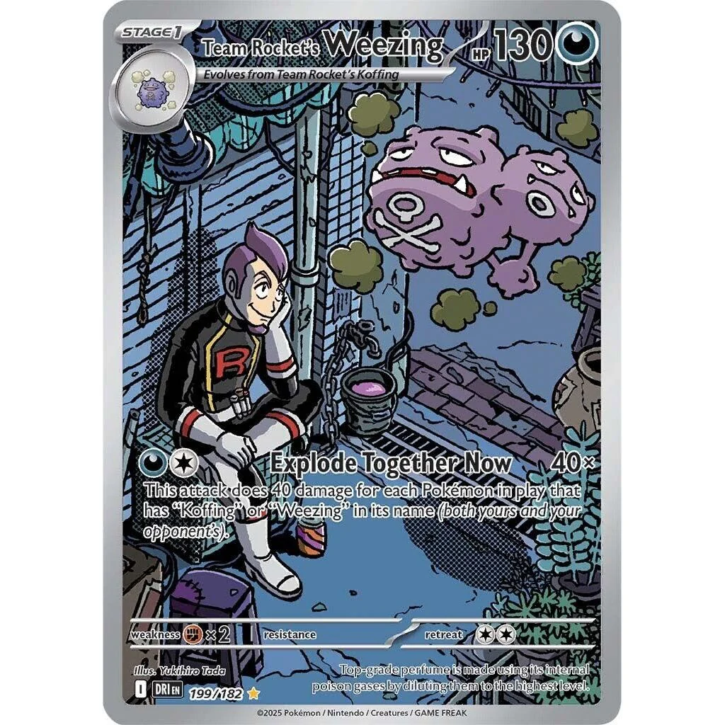 Team Rocket's Weezing (199/182) (SV10: Destined Rivals)