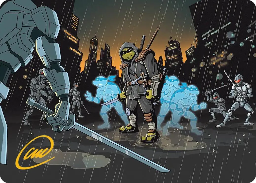 The Last Ronin's Technique Art Card (Gold-Stamped Signature) (23) (Teenage Mutant Ninja Turtles)