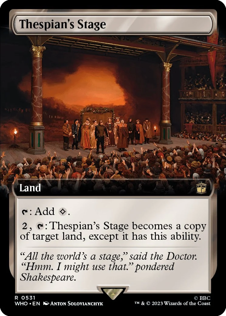 Thespian's Stage (Extended Art) (531) (Universes Beyond: Doctor Who)