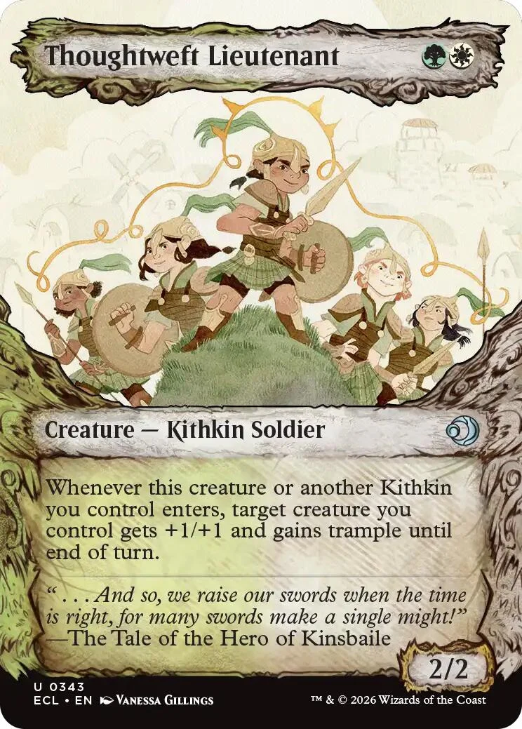 Thoughtweft Lieutenant (Showcase) (343) (Lorwyn Eclipsed)