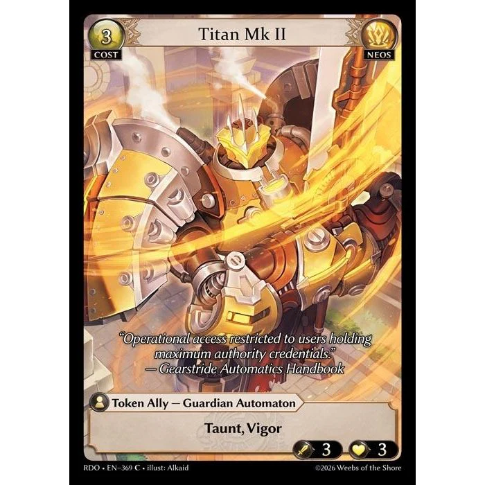 Titan Mk II (Curio Foil) (369) (Radiant Origins)