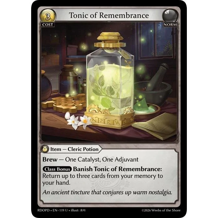Tonic of Remembrance (119) (Radiant Origins: Pantheon)