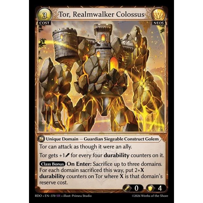 Tor, Realmwalker Colossus (370) (Radiant Origins)