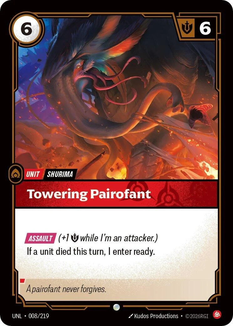 Towering Pairofant (008/219) (Unleashed)